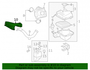 Receptor de aer Toyota Avalon 05-12