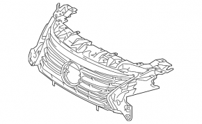 Решетка радиатора grill Lexus ES300h ES350 16-18 рест