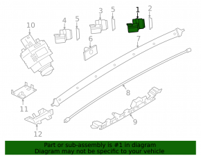 Парктроник переднего бампера наружный BMW X2 F39 18-23 серебро WB39