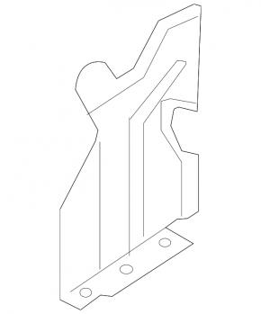 Защита двигателя боковая правая Infiniti G25 G35 G37 4d 06-14