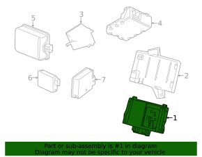 Active Saf Control Module Chevrolet Volt 16-