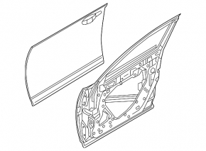 Дверь голая передняя левая Mazda CX-30 20-23