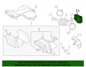Резонатор воздушный Lexus RX450h 16-22