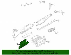 Ornamente bord pentru genunchi șofer VW Taos 22-25