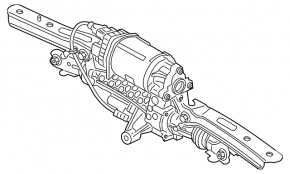 Актуатор задней подвески HSR BMW 5 G30 17-23 2.0T, 3.0T, 4.4T