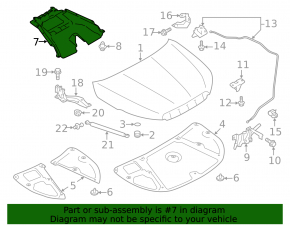 Воздухоприемник интеркулера Subaru Forester 14-18 SJ 2.0
