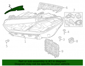 Capac far dreapta pentru BMW X5 G05 24-26