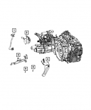 Проводка АКПП Jeep Compass 17-22