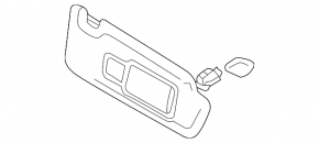 Козырек левый Audi A3 8V 15-16 4d серый