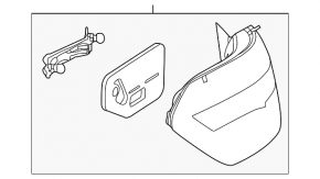 Stop aripă stânga Mercedes W212 10-13