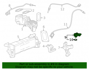 MAP sensor Cadillac CTS 14-19 rwd 2.0т
