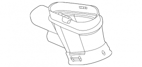 Воздухоприемник Acura TLX 21-25 2.0
