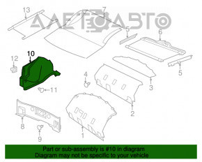 Обшивка арки левая Chrysler 300 11-22