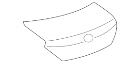 Крышка багажника Toyota Solara 2.4 04-08 вмятина