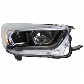 Фара передняя правая Ford Escape MK3 17-19 рест галоген+led, светлая, без крепления, царапины, потертости, сломано крепление