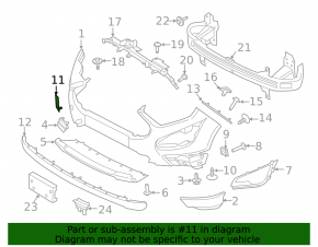 Capacul carligului de tractare pentru bara fata Ford Ecosport 18-22, nou, neoriginal