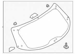 Стекло заднее двери багажника Mazda CX-9 16-18