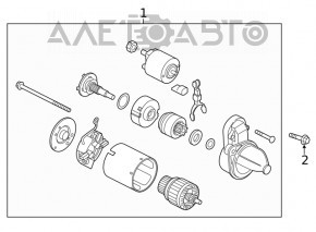 Стартер Kia Forte 19-24 2.0