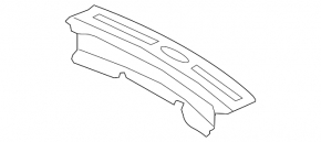 Ornamente negre și cromate pentru deschiderea portbagajului pentru Land Rover Range Rover Velar 18-23, pentru o roată de rezervă de dimensiuni normale