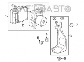 ABS АБС Chevrolet Cruze 16-