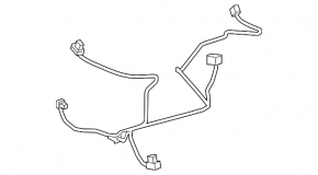 Проводка печки Toyota Prius 50 16-22