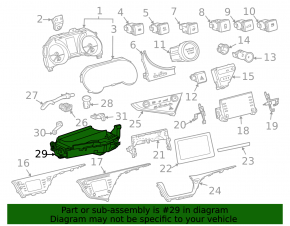 Проекция на лобовое Toyota Camry v70 18-19 XLE/XSE