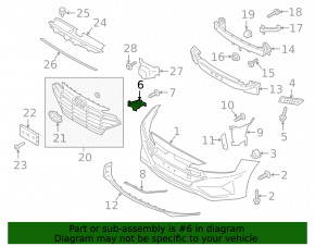 Suport grilă radiator stânga Hyundai Elantra AD 19-20