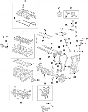 Коленвал Honda Accord 18-21 1.5T L15B7