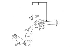 Downpipe cu catalizator Toyota Sienna 21-25