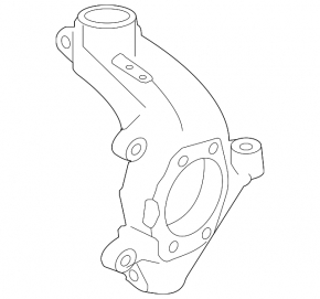 Цапфа передняя левая Nissan Rogue 21-26 JP built