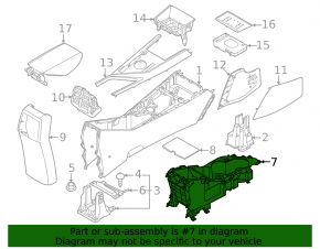 Подстаканник Kia Niro 23-26 черный