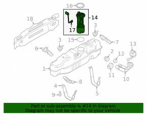 Топливный насос бензонасос Lincoln MKZ 13-16 2.0T
