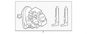 Личинка замка передней левой Mazda CX-30 20-23