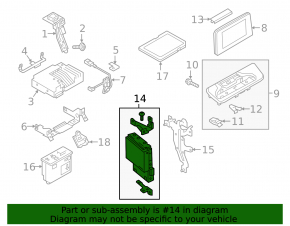 Modul de control al tunerului receptorului radio Mazda CX-9 16-