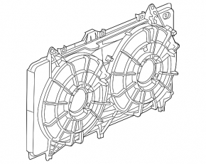 Ansamblu difuzor radiator Chevrolet Camaro 12-15 3.6, 6.2