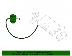TELEMATICS ANTENNA MODULE Infiniti JX35 QX60 13-16