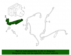 Кронштейн ABS АБС Hyundai Tucson 19-21