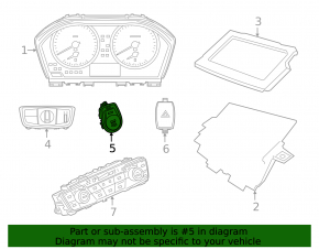 Кнопка start stop BMW X1 F48 16-22