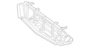 Deflector inferior radiator Mercedes GLK-class X204 13-15 2.1d
