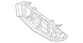 Deflector inferior radiator Mercedes GLK-class X204 13-15 2.1d