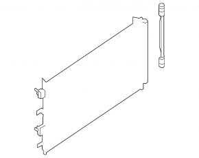 Радиатор кондиционера конденсер Ford Bronco Sport 21-26 1.5T