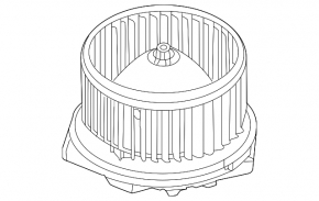 Motor ventilator încălzire Nissan Rogue 21-26