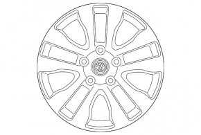 Диск колесный R20 Toyota Sequoia 08-17 platinum бордюрка