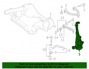 Capacul frontal stânga Mercedes GLC 16-22