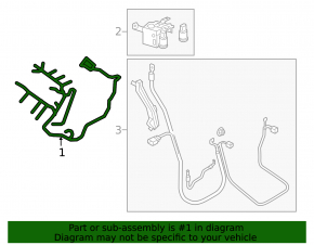 Проводка моторная Audi A4 B9 17-19 2.0Т