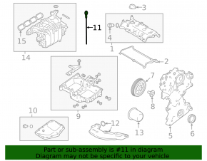 Масляный щуп Nissan Altima 19-24 2.5