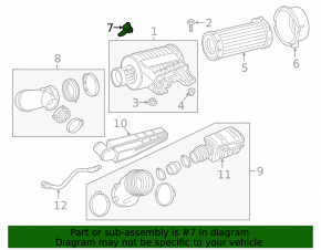 Contor de aer Chevrolet Volt 16-