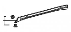 Порог правый Toyota Land Cruiser 24-26