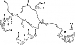 Парктроник переднего бампера Mazda CX-50 23-26