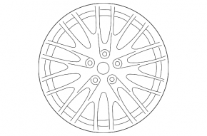 Диск колесный R17 Ford Focus mk3 11-18 тип 3, легкая бордюрка